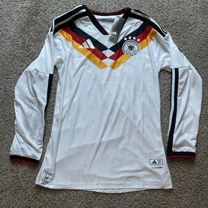 Adidas Germany Soccer Jersey - White, Black, Red